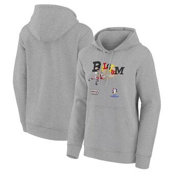 UEFA Belgium Looney Tunes Bugs Bunny Graphic Hoodie - Grey - Womens