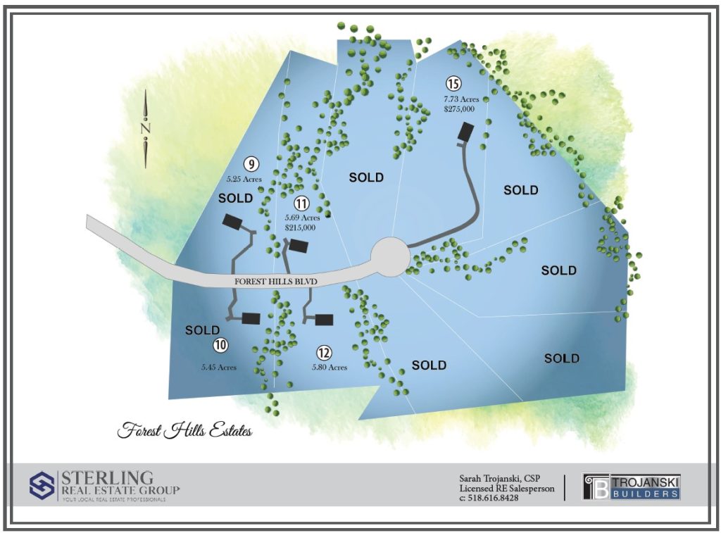 site map for forest hills estates