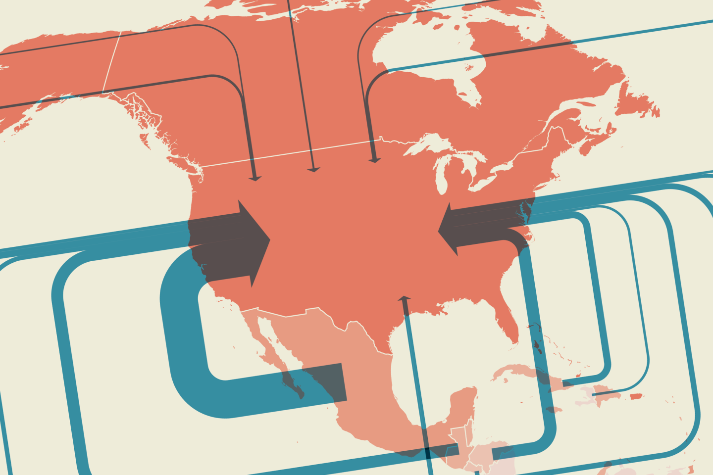 Economics are a big factor in the U.S. migrant crisis. Here’s how immigration numbers and GDP compare in the Americas