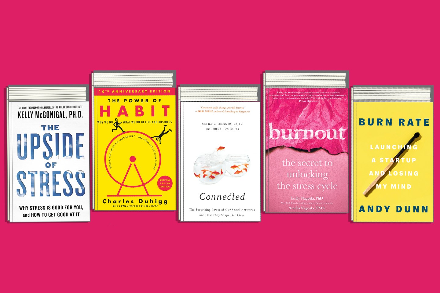 The top 5 books these mental health experts say will help you combat burnout at work and build healthy habits