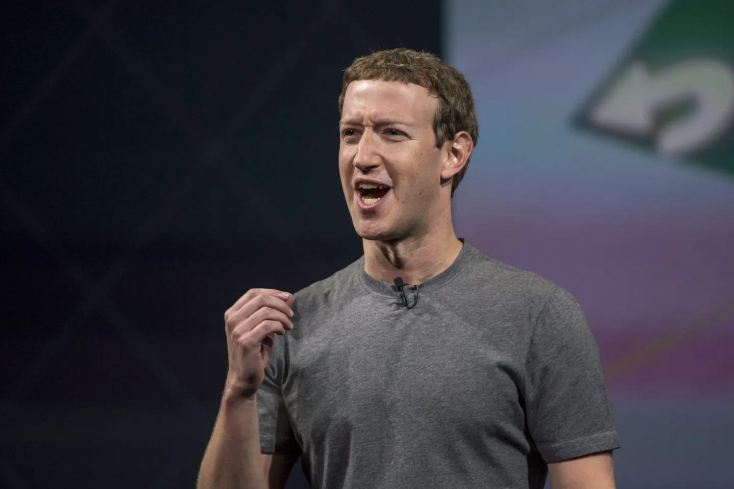 Mark Zuckerberg, chief executive officer and founder of Facebook Inc., speaks during the Oculus Connect 3 event in San Jose, California, U.S., on Thursday, Oct. 6, 2016. Facebook Inc. is working on a new virtual reality product that is more advanced than its Samsung Gear VR, but doesn&#8217;t require connection to a personal computer, like the Oculus Rift does. Photographer: David Paul Morris/Bloomberg via Getty Images