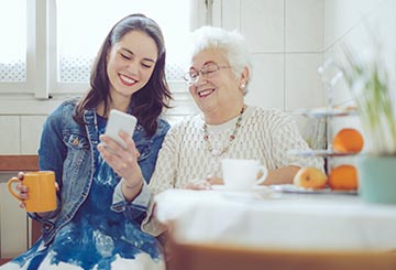 Granddaughter helps grandmother access free dial-in church services