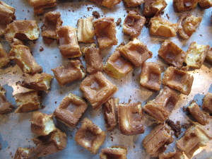 Waffle Croutons