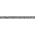 Yahoo! Finance market data downloader