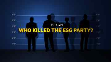 Who killed the ESG party?
