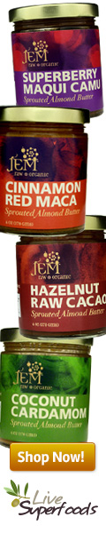 Jem Raw Almond Butters available at Live Superfoods