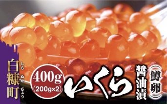 いくら醤油漬（鱒卵）【400g（200g×2）】_K010-0978