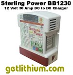 Click here for a larger image of the Sterling Power battery to battery DC charger