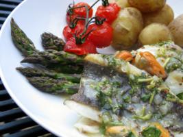 Pan-fried Brill with Mussel Sauce