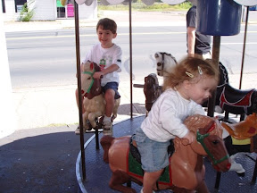 This thing crawled so slowly, even a toddler had no hesitation in trying to step right off the horsey while it was technically moving.