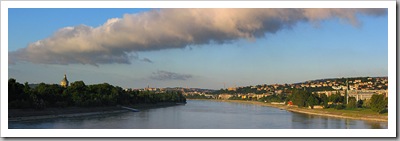 Nyári panoráma – Budapest, 2008. (négy képből összerakva)