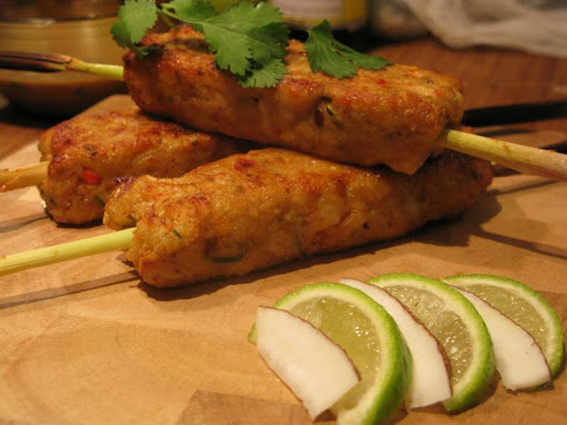 Malaysian Fish Kebabs