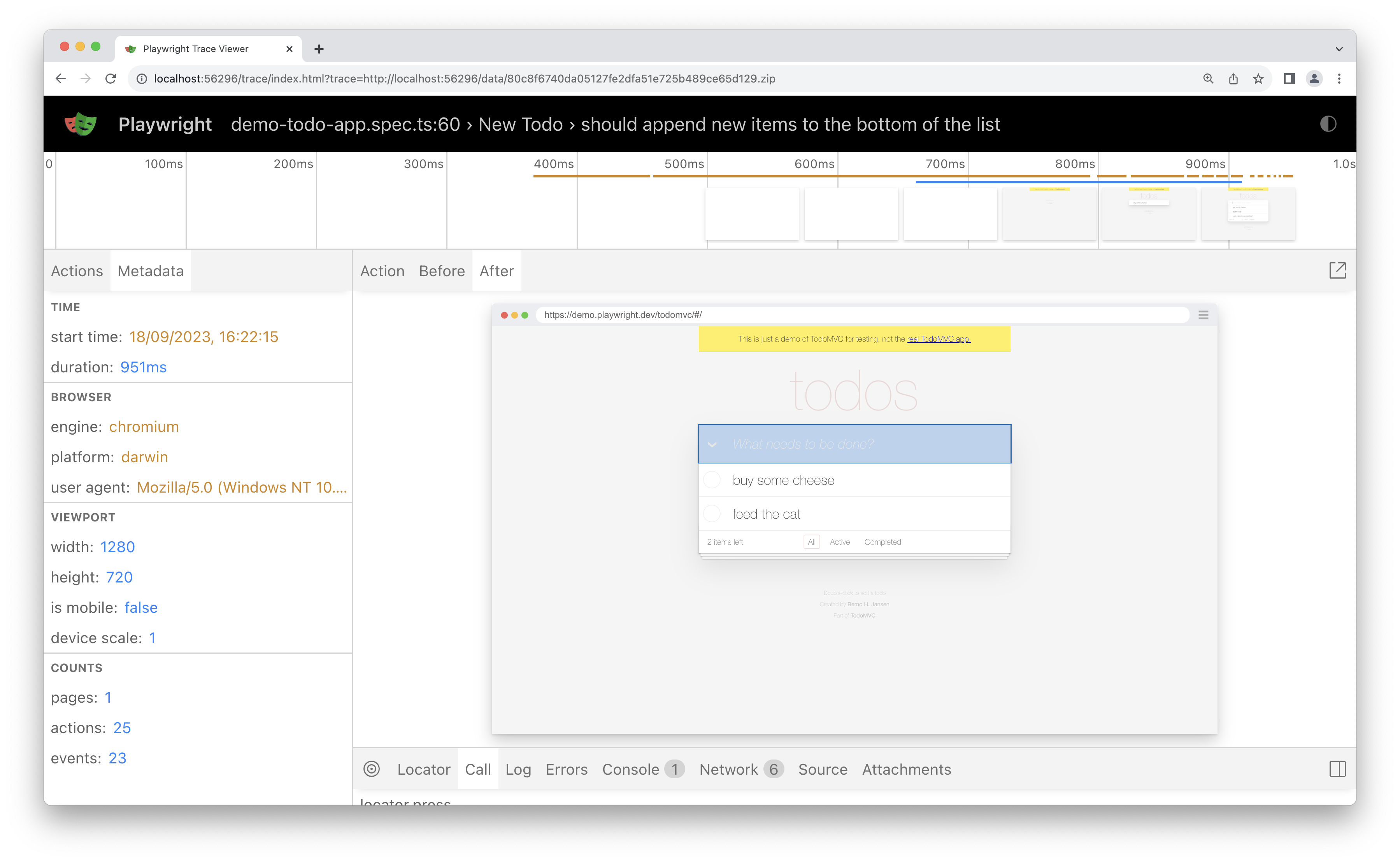 meta data in trace viewer