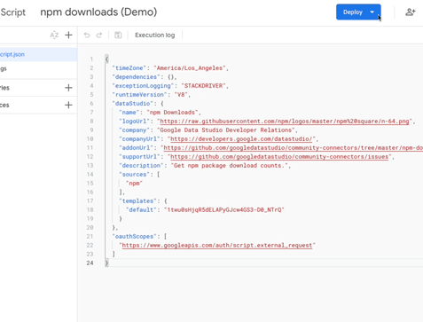 Steps to creating an existing deployment