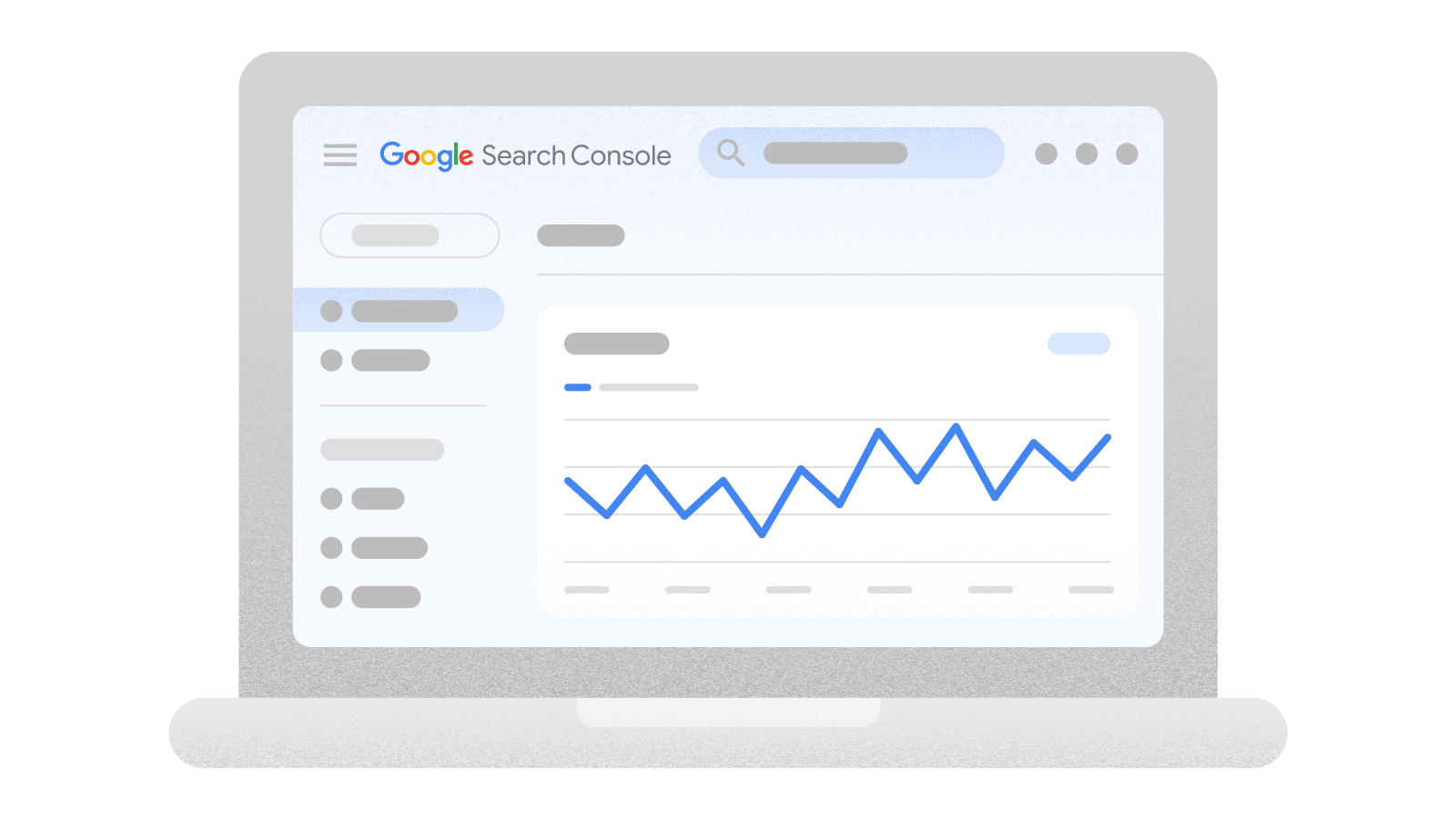 Home page di Search Console