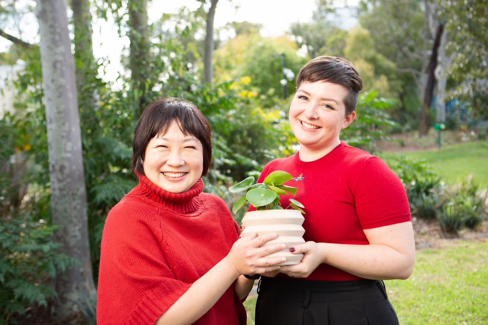 Christine and Lauren, co-founders of Kinder World