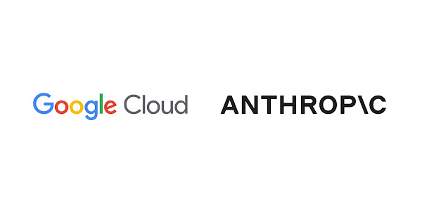 Google Cloud-Logo und Anthropic-Logo