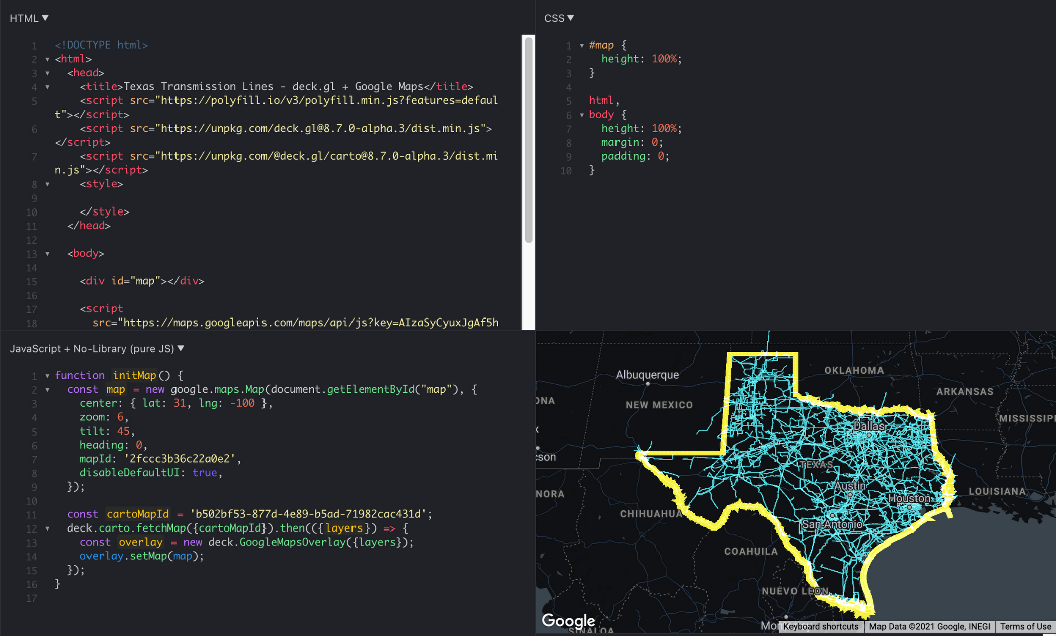 JSFidle example