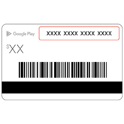 Código do Vale-presente do Google Play