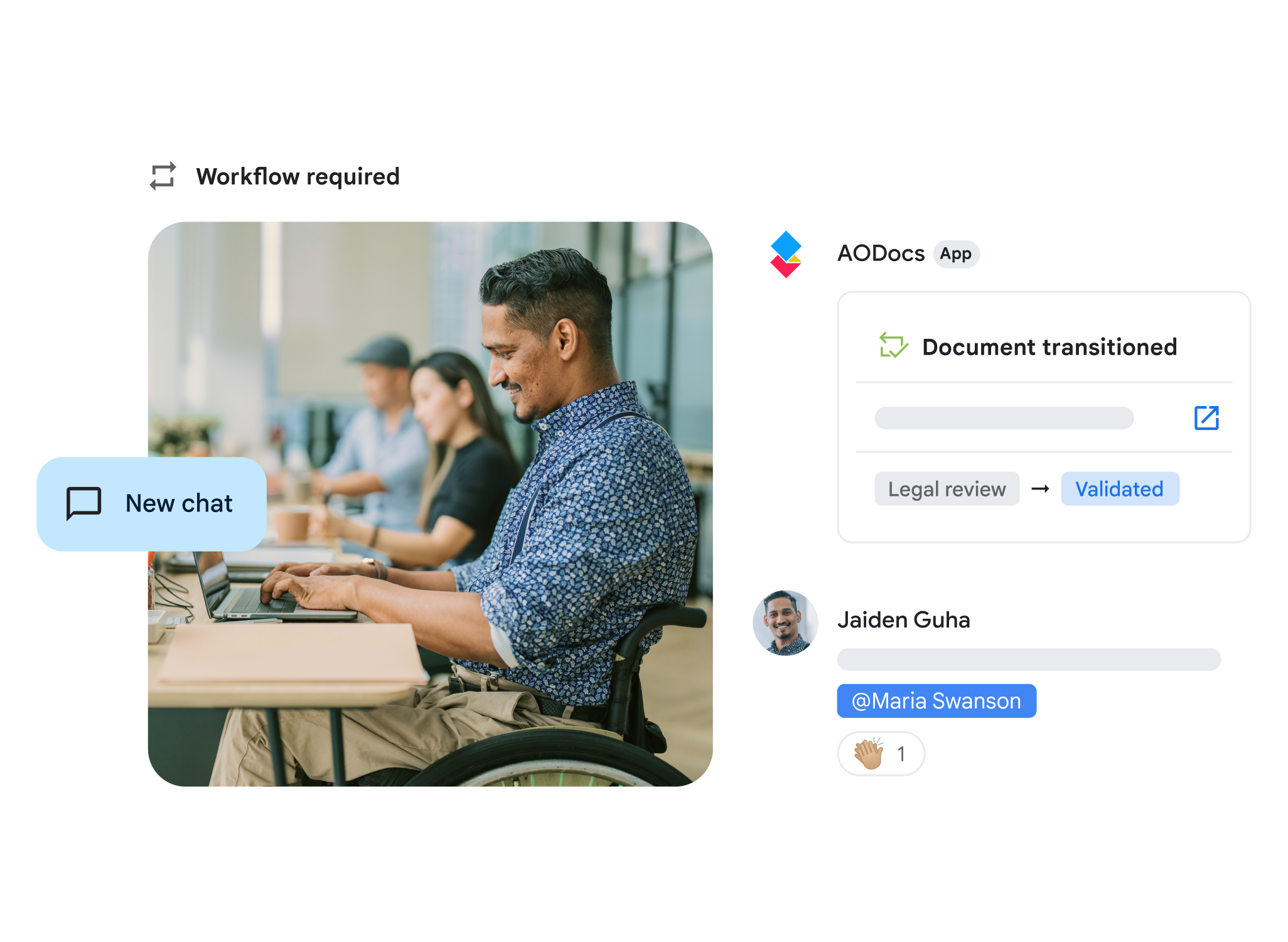 Integraciones de Google Chat para Workspace.