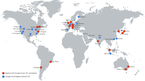 Aprovecha las múltiples nubes con Google Cloud y Oracle Cloud Infrastructure