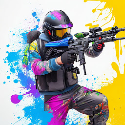 Imagem do ícone Paintball Attack 3D: Color War