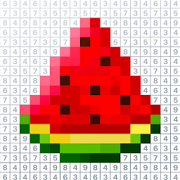 Icon image Pixel Art - Color by Number