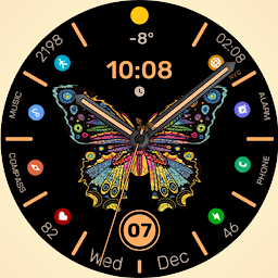 သင်္ကေတပုံ WFP 305 Butterfly watch face