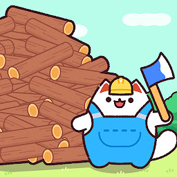 Lumbercat: Cute Idle Tycoon հավելվածի պատկերակի նկար