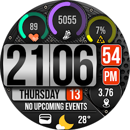 รูปไอคอน Digital Watch Face MB365