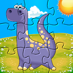 Dino Puzzle Kids Dinosaur Game ஐகான் படம்