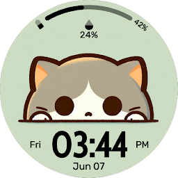 Slika ikone EXD052: Cute Animal Watch Face