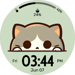 Imagen de ícono de EXD052: Cute Animal Watch Face