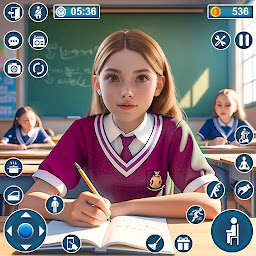 Icon image Virtual High School Girl 3D