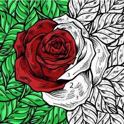 Icon image Color by Number: Coloring Book