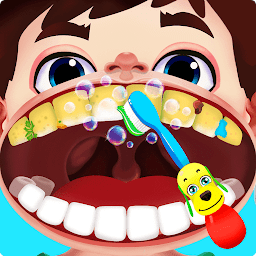 「かわいい歯医者さんゲーム - 医者ゲーム」のアイコン画像