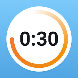 Gambar ikon Timer + Stopwatch: Jam Digital