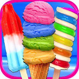 Ikoonprent Rainbow Ice Cream & Popsicles