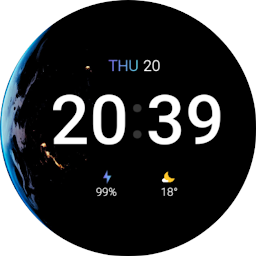 Icoonafbeelding voor Dark Earth Watch Face