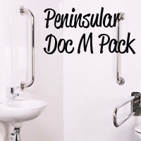 Peninsular Doc M pack Close Coupled Stainless Rails TMV3 valve