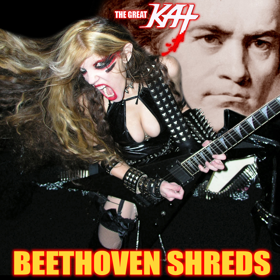 The Great KAT "BEETHOVEN SHREDS" CD Photos!