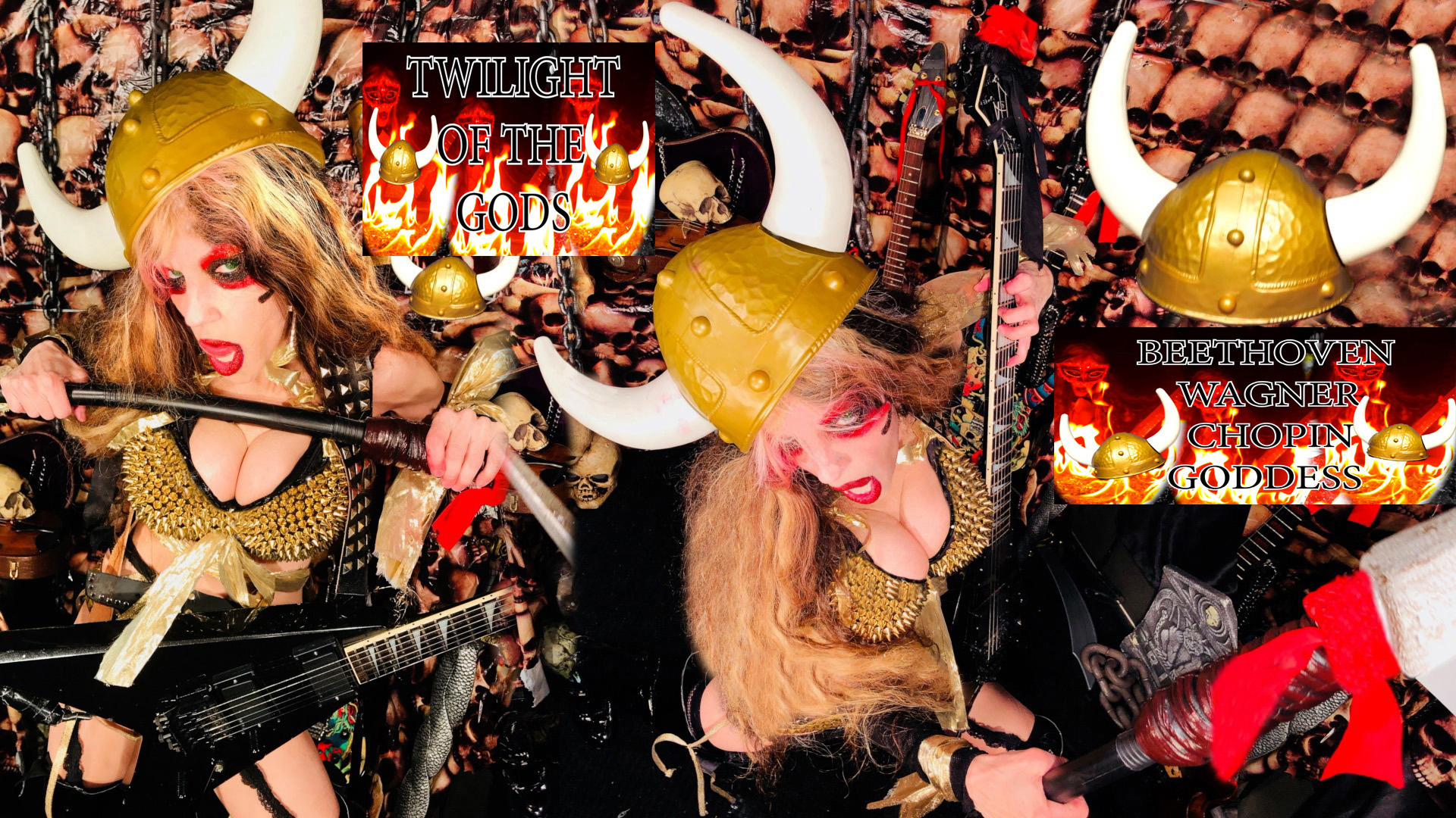 NEW "METAL GODDESS – TWILIGHT OF THE GODS” – THE GREAT KAT VALKYRIE Music Video & Single Featuring WAGNER, BEETHOVEN, CHOPIN and GODDESS PREMIERES! The Musical Gods (and Goddess) Unite! 