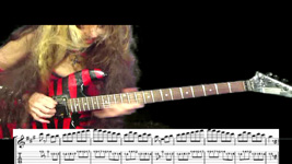 THE GREAT KAT GUITAR SHREDDING/TABLATURE/MUSIC NOTATION PHOTOS from SARASATE'S "ZAPATEADO"