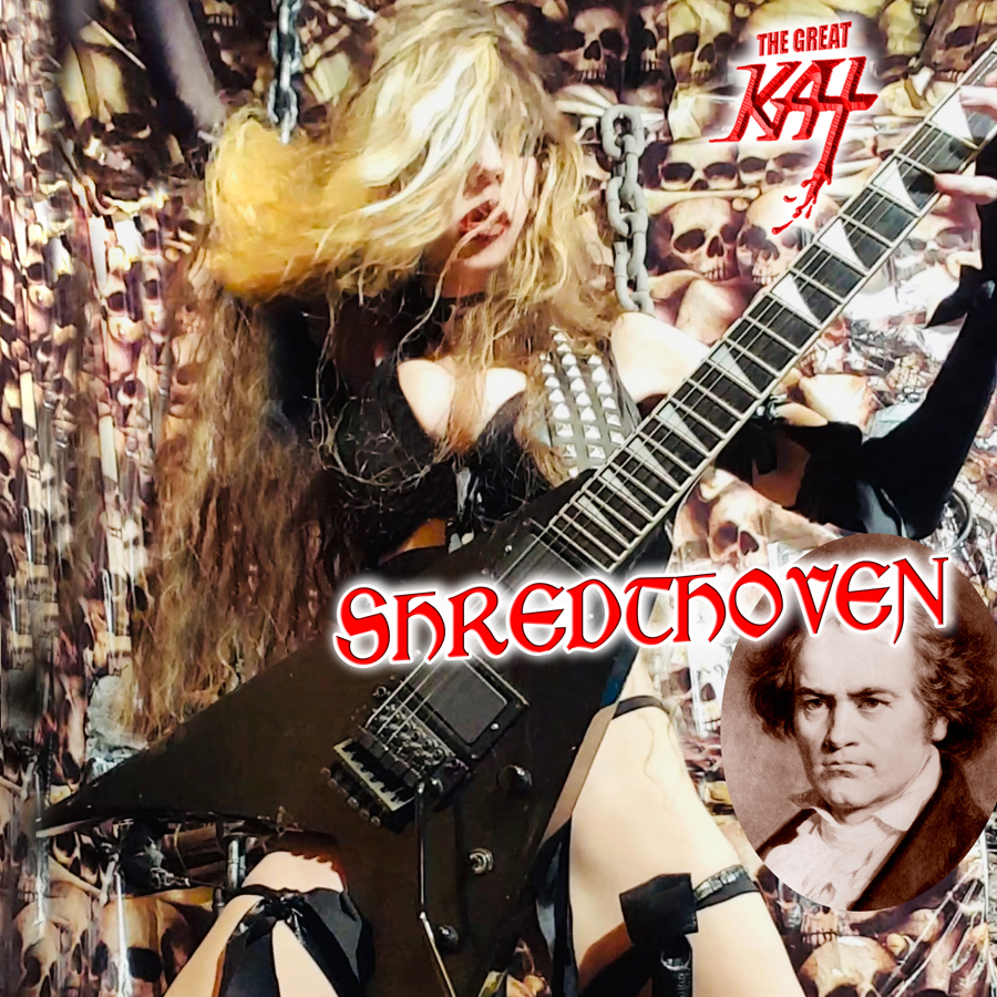 "SHREDTHOVEN" SINGLE by THE GREAT KAT! 