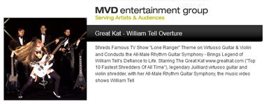 MVD ENTERTAINMENT GROUP PRESENTS: THE Great Kat's ROSSINI'S "WILLIAM TELL OVERTURE"!