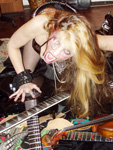 THE GREAT KAT GUITAR SHREDDER at SPIN MAGAZINE INTERVIEW "FASTER PUSSY KAT, KILL! KILL!! Meet the speediest, scariest female shredder of all time" in NYC!