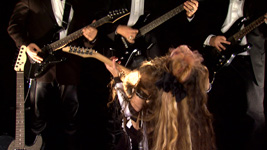 MUSIC VIDEO PHOTOS of THE GREAT KAT'S ROSSINI'S "WILLIAM TELL OVERTURE"!