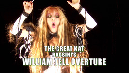 MUSIC VIDEO PHOTOS of THE GREAT KAT'S ROSSINI'S "WILLIAM TELL OVERTURE"!