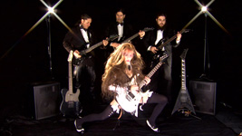 MUSIC VIDEO PHOTOS of THE GREAT KAT'S ROSSINI'S "WILLIAM TELL OVERTURE"!