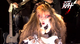 MUSIC VIDEO PHOTOS of THE GREAT KAT'S ROSSINI'S "WILLIAM TELL OVERTURE"!